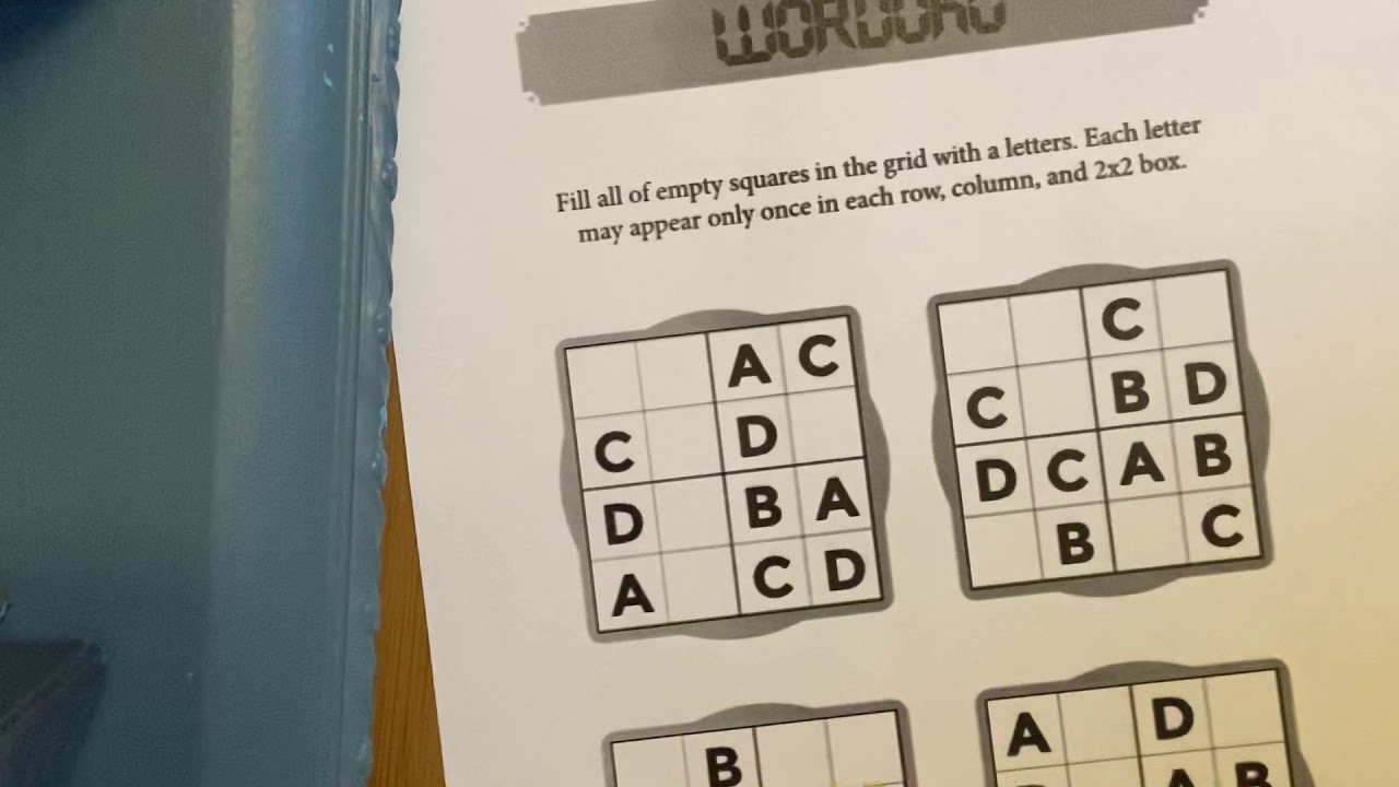 Word Sudoku Tutorial