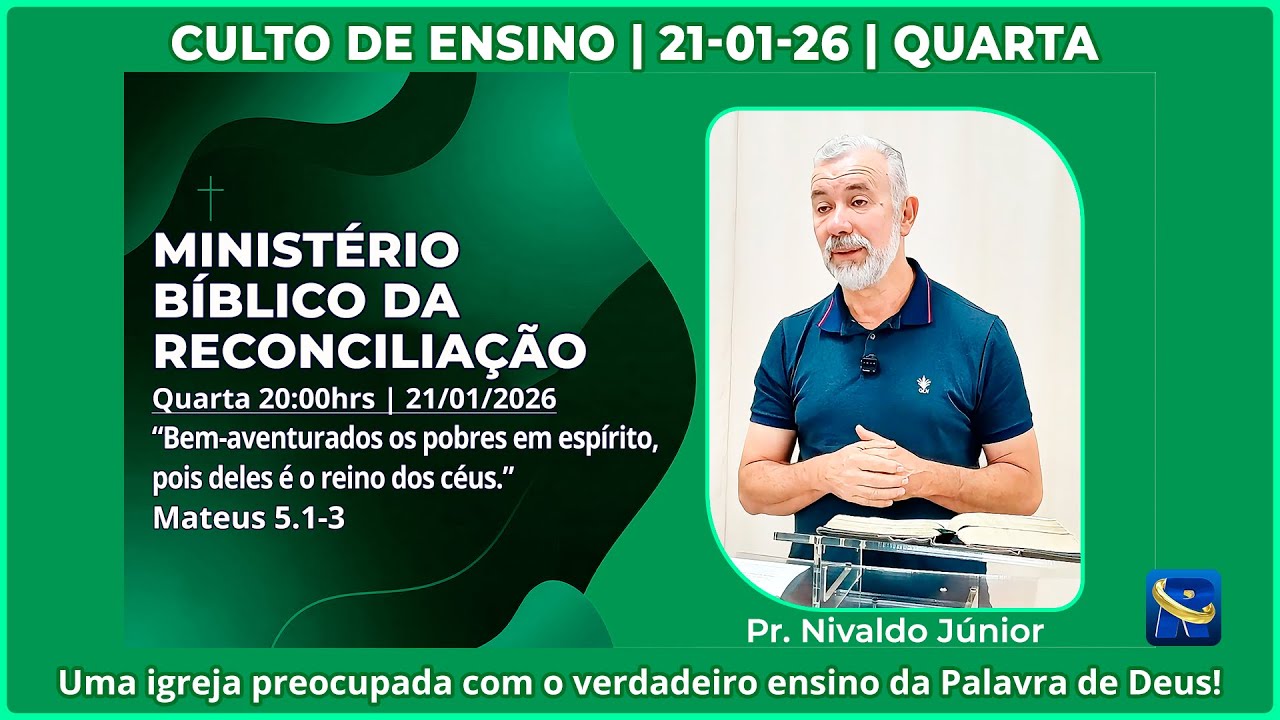 Culto de Ensino | Bem-aventurados os Pobres em Espírito | Mateus 5.1–3