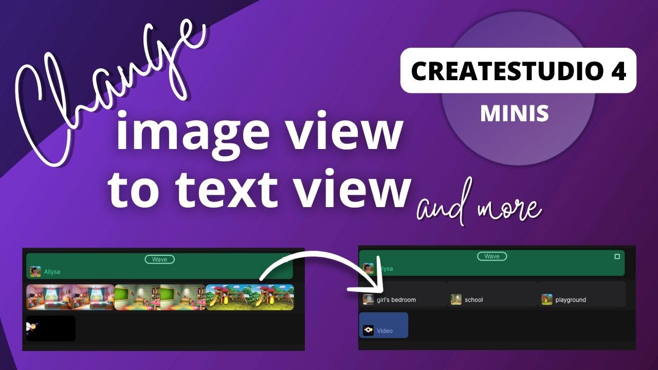 CreateStudio: Change View of Timeline Assets (by image or text label)