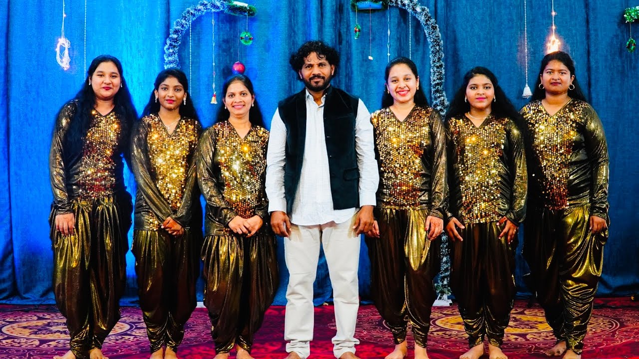 DIVILO VEDUKA  4K|| JOSHUA SHAIK || NEW TELUGU CHRISTMAS SONG 2024 || DANCE BY DWC TEAM, DHARWAD
