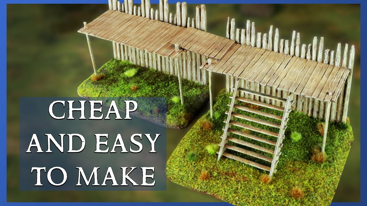 Faire une Palissade du Rohan pour Pas Cher - How to Make a Cheap and Easy Rohan Palisade
