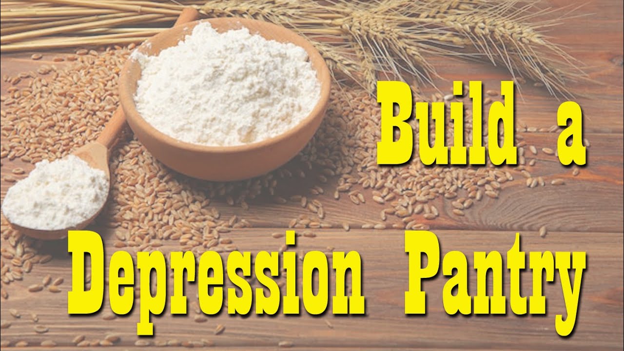 Building a Depression Pantry for Survival ~ Food Storage ~ Preparedness