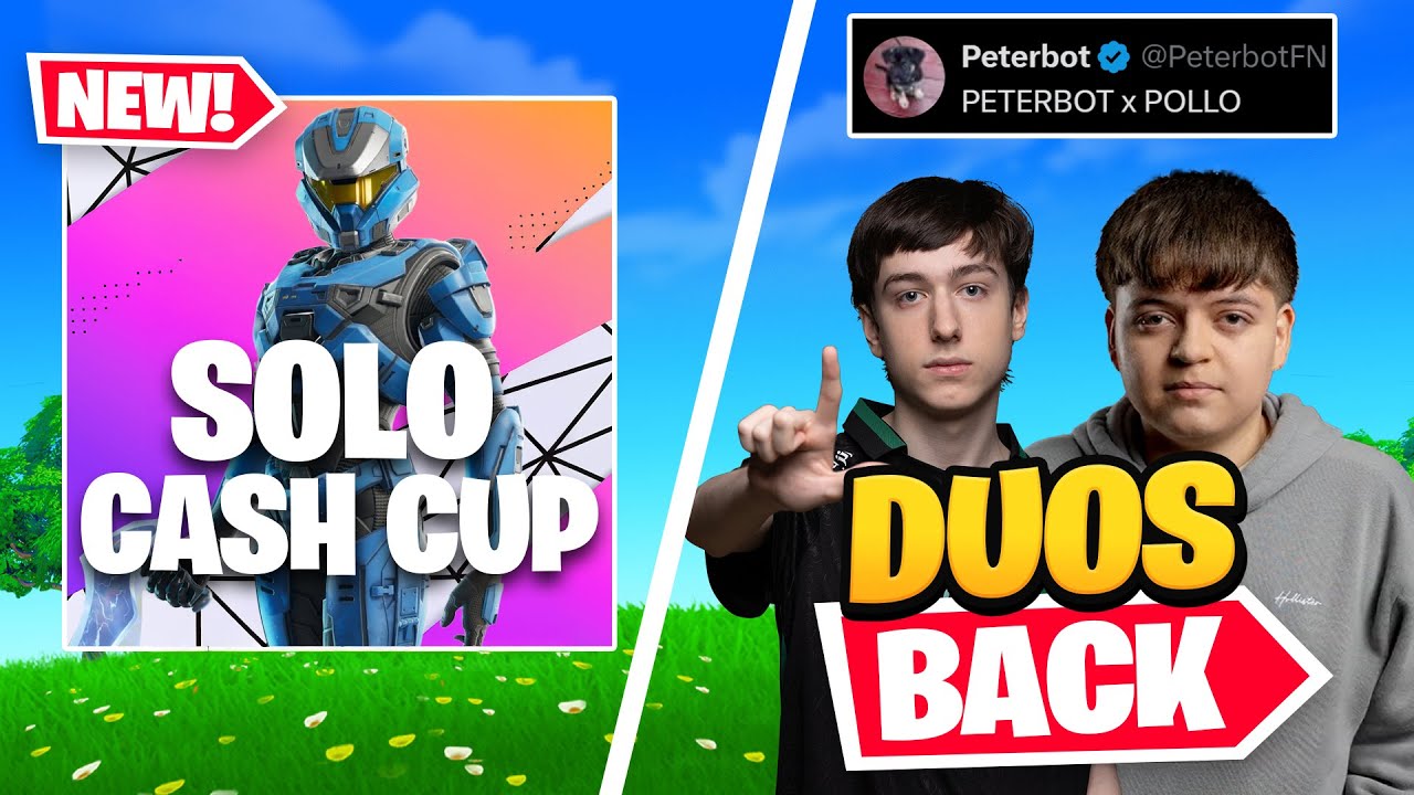 Кубки Solo Cash Cups ВЕРНУЛИСЬ | Duos — новый основной режим игры