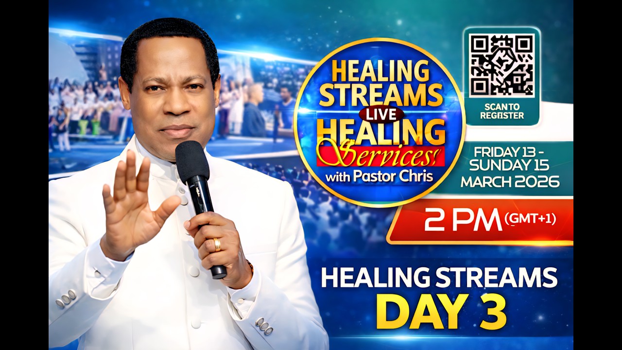 DAY 3 LIVE: HEALING STREAMS LIVE HEALING SERVICES WITH PASTOR CHRIS MARCH 2026