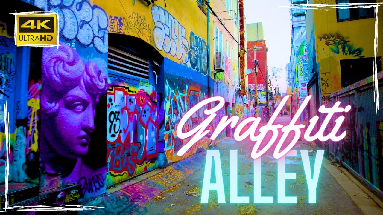 Toronto's Secret GRAFFITI ALLEY - 4K Walking Street Art Tour
