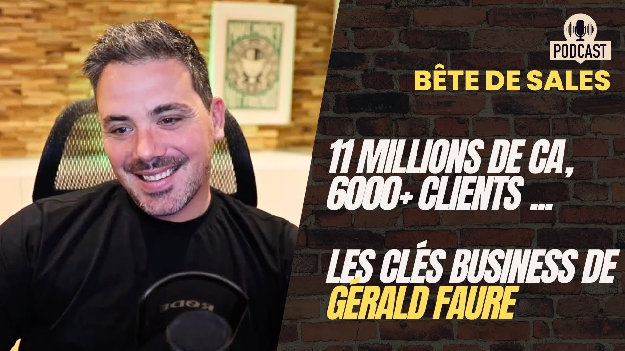 11 Millions de CA et + 6000 clients, les clés business de Gérald Faure