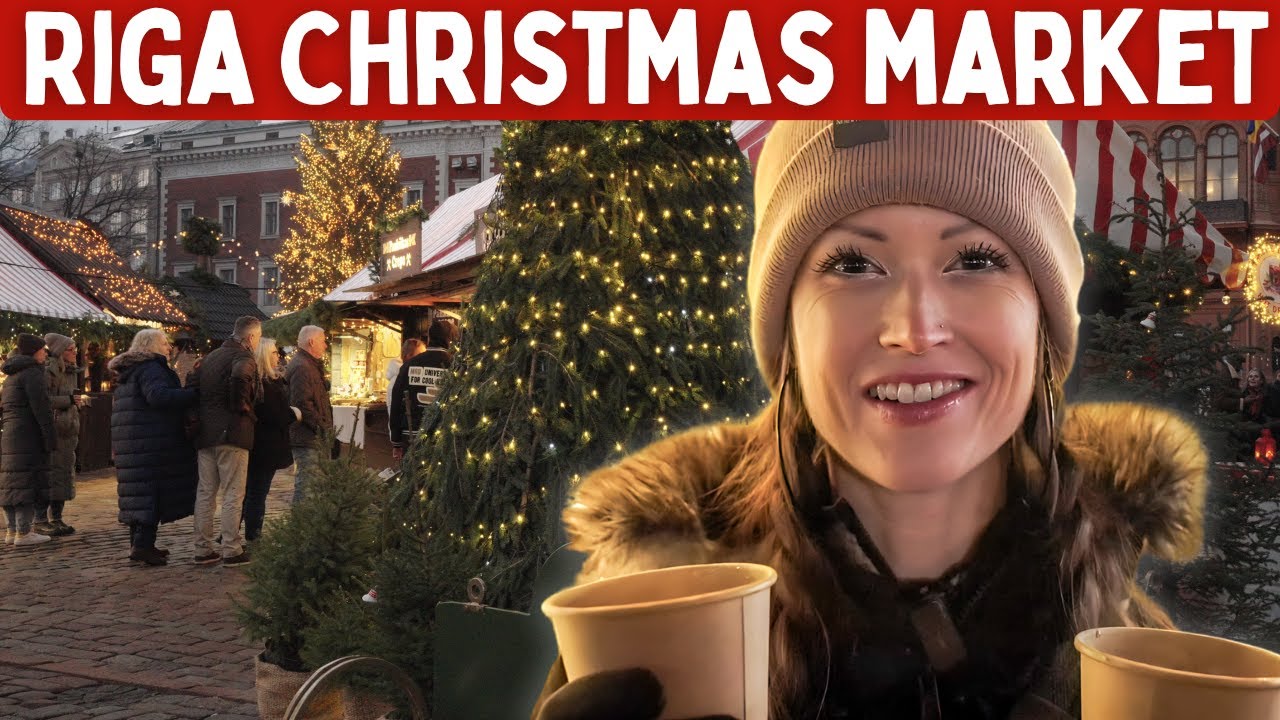 Magical Riga Christmas Market 🎄A Hidden Gem with the BEST Food