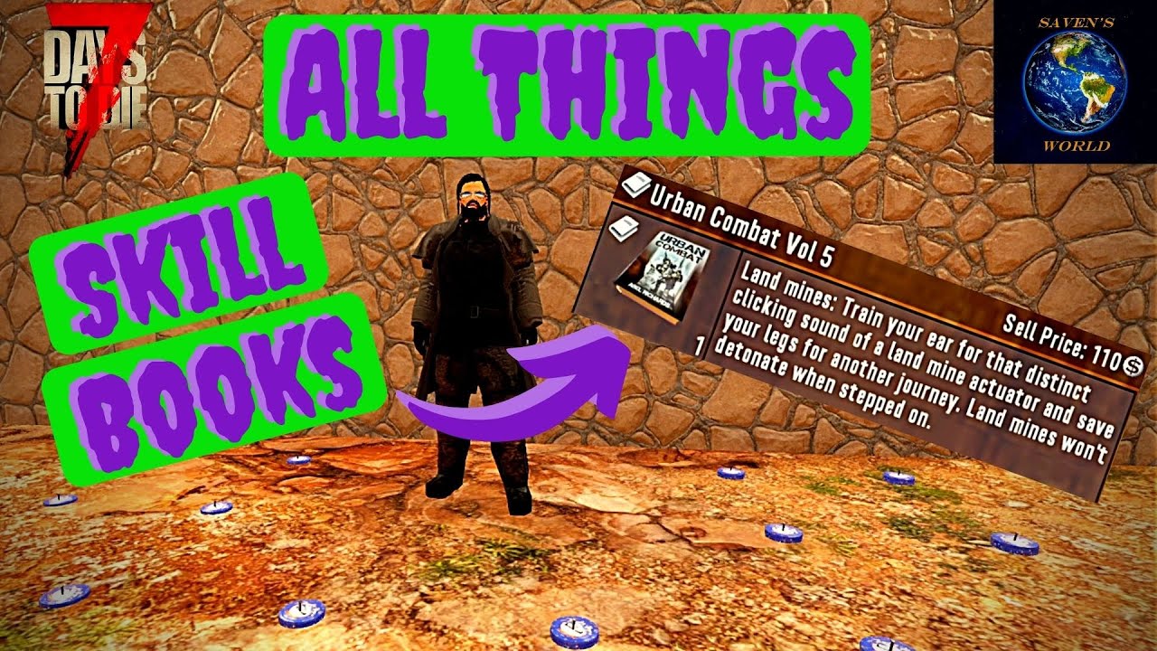 Skill Books Tutorial - 7 Days to Die [Alpha 19]