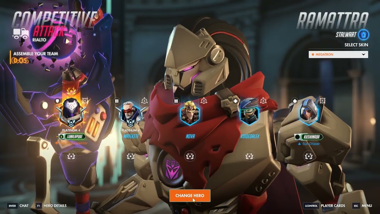 OVERWATCH PART 35 ROADHOG/RAMATTRA GAMEPLAY