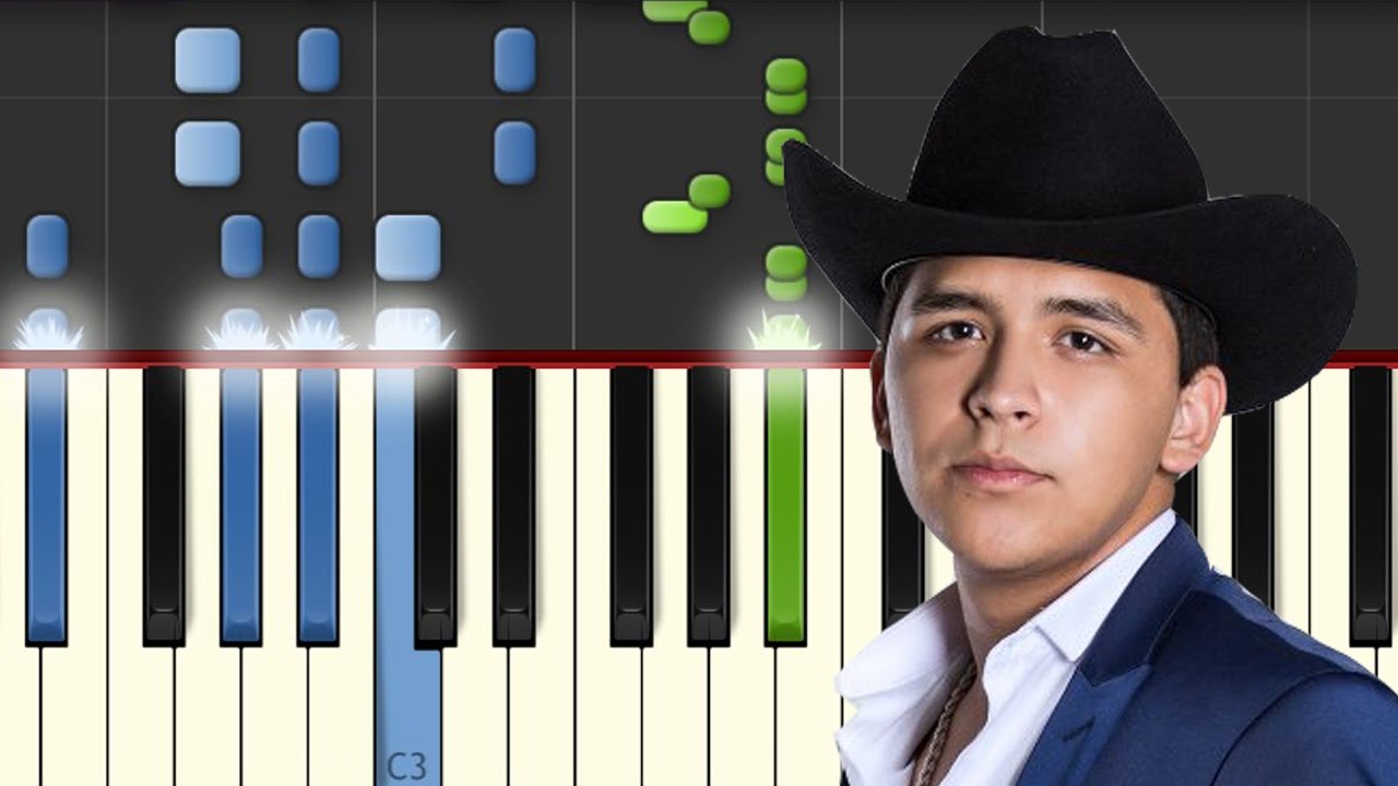 Adios Amor / Christian Nodal / Piano Tutorial / Notas Musicales