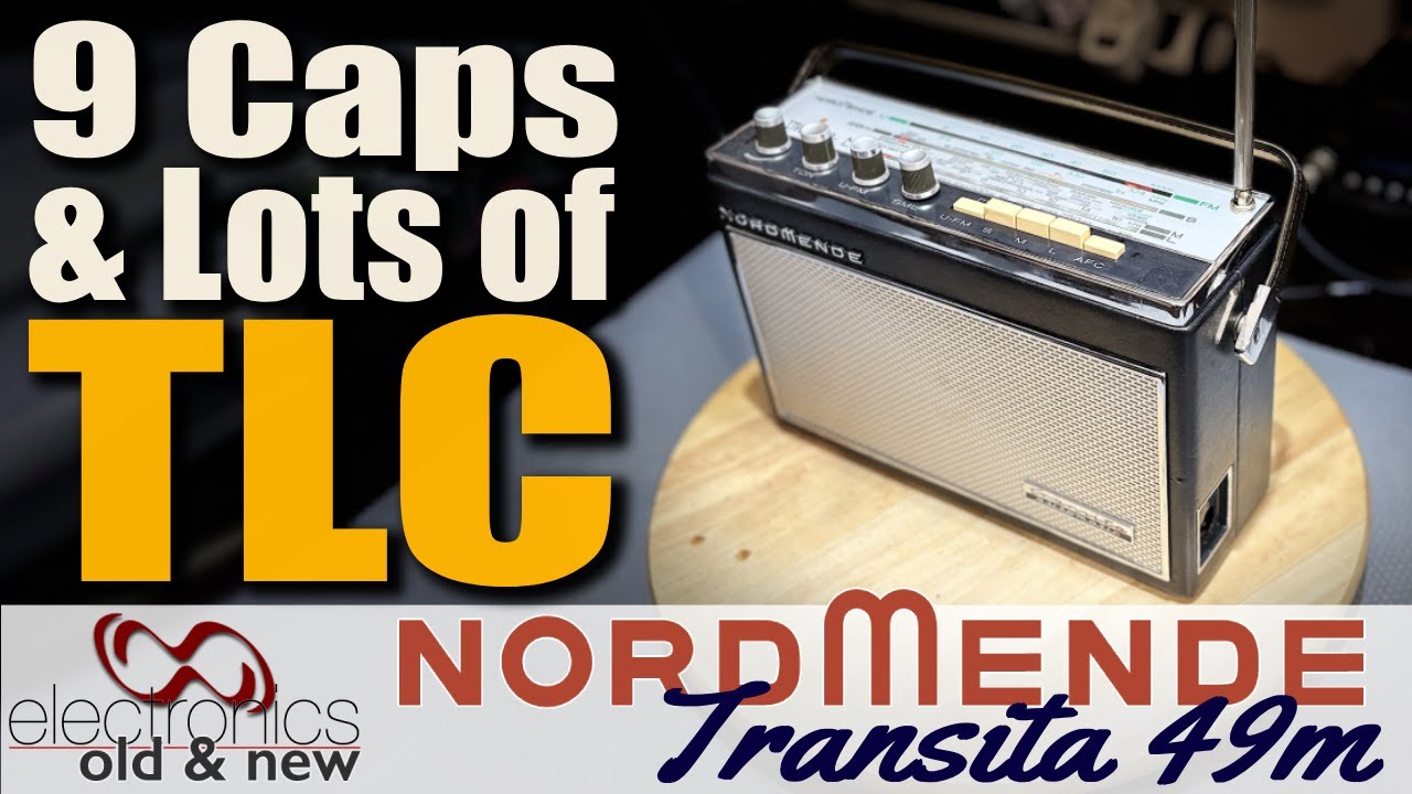 How I Restored a 1960s Nordmende Transita Automatic with only 9 Capacitors #pcbway#