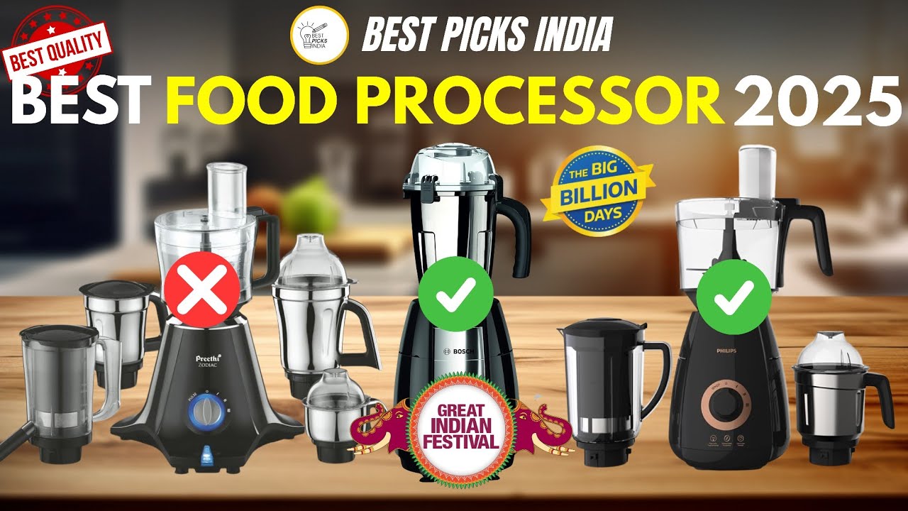 Top 5 Best Food Processor in India 2025 | Best Food Processor for Home Use |Best Food Processor 2025