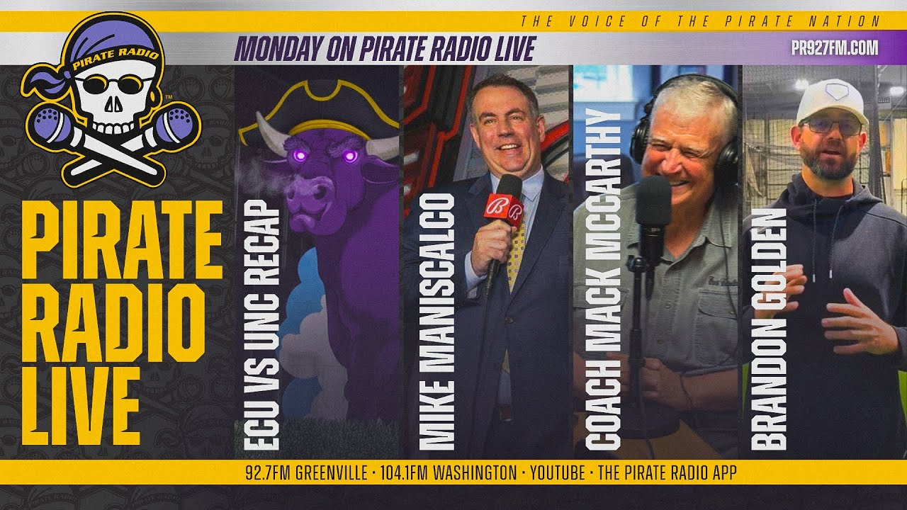 Pirate Radio LIVE - 2/23/26 - ECU/UNC Series Recap