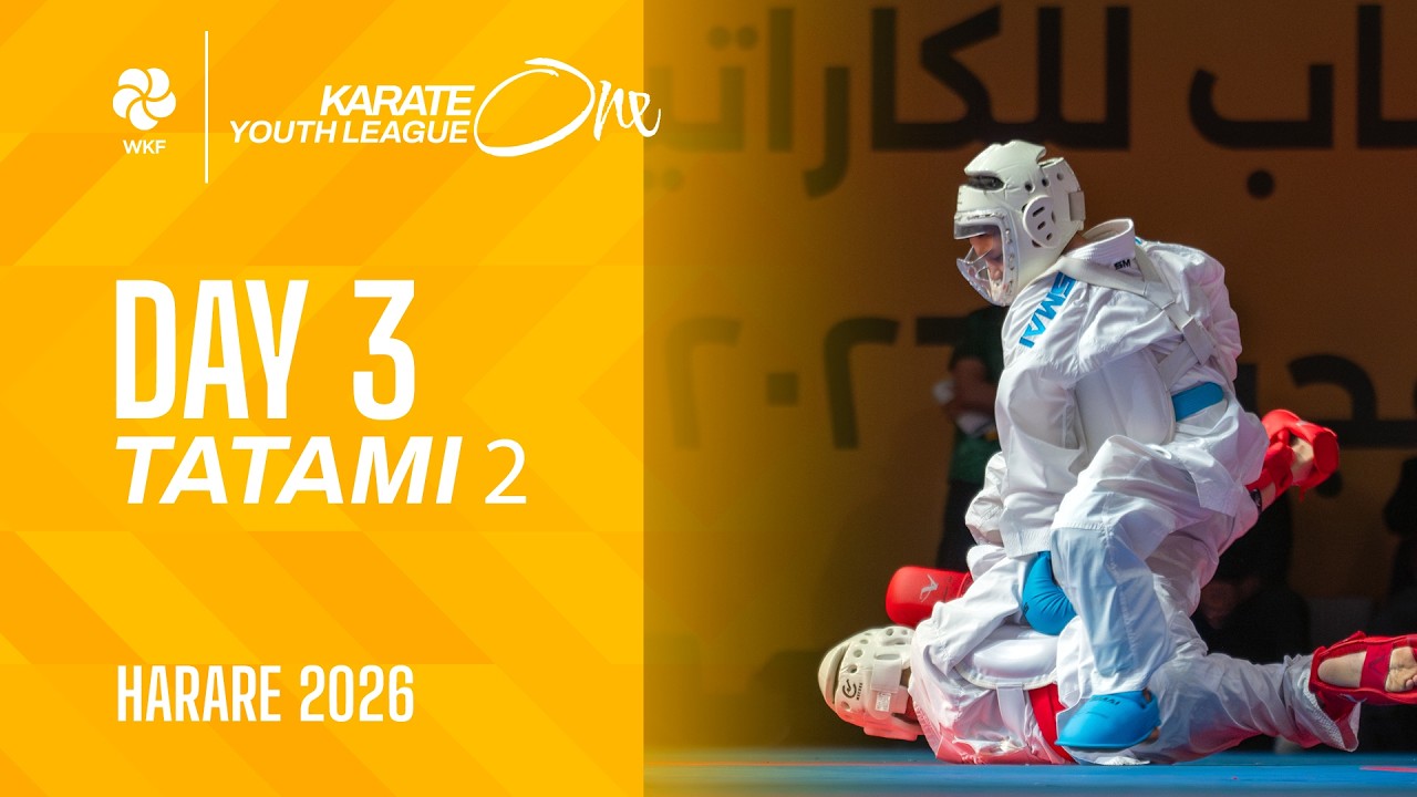 LIVE 🔴 Karate One Youth League HARARE | Saturday - Tatami 2