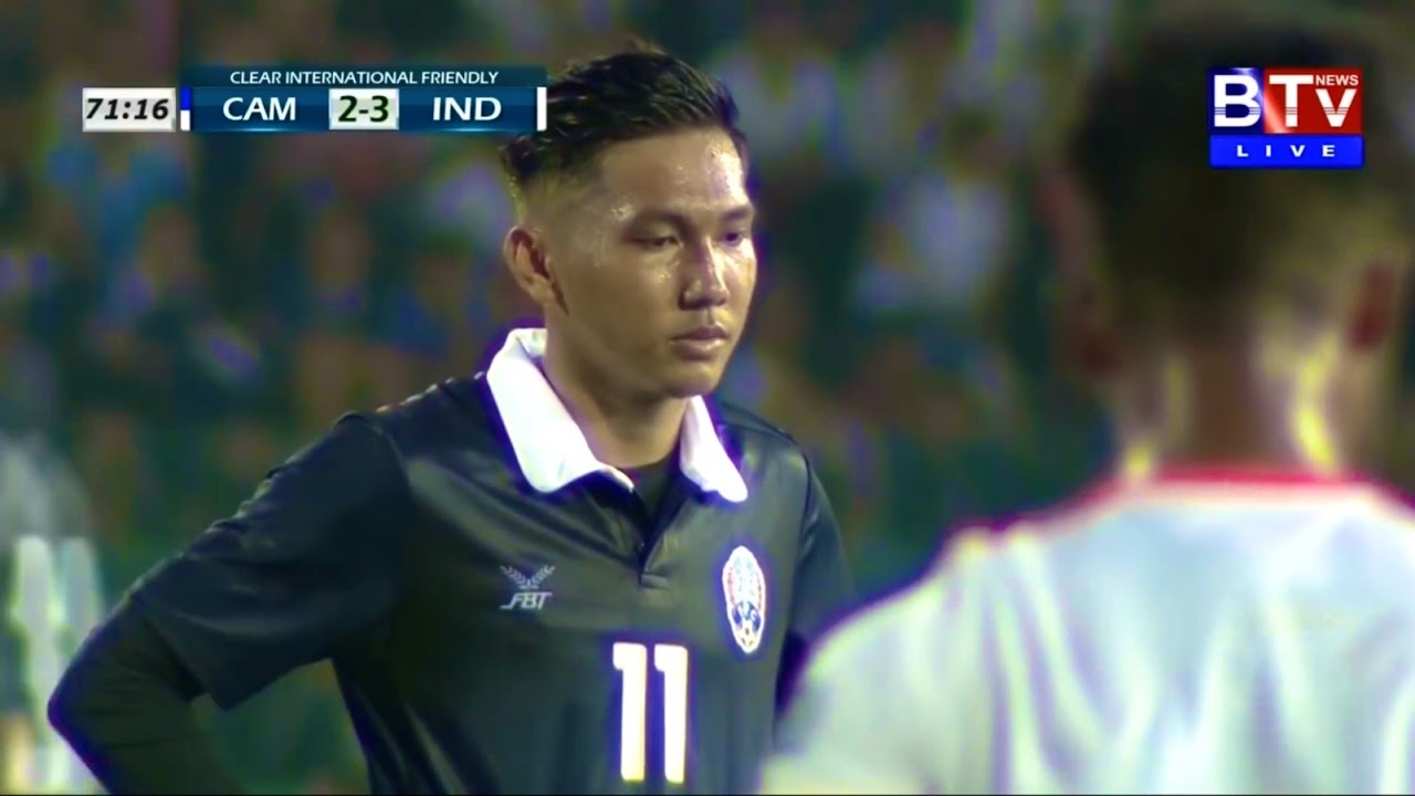 Chan Vathanaka vs India🇮🇳 Home (22/03/2017)International Friendly Match by FUSS