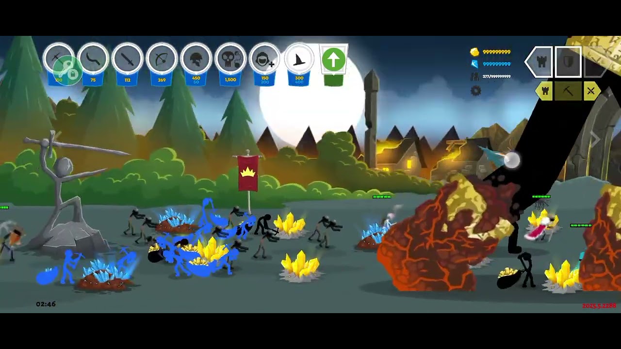 Stick war saga mod menu generales+unidades vs wratnar