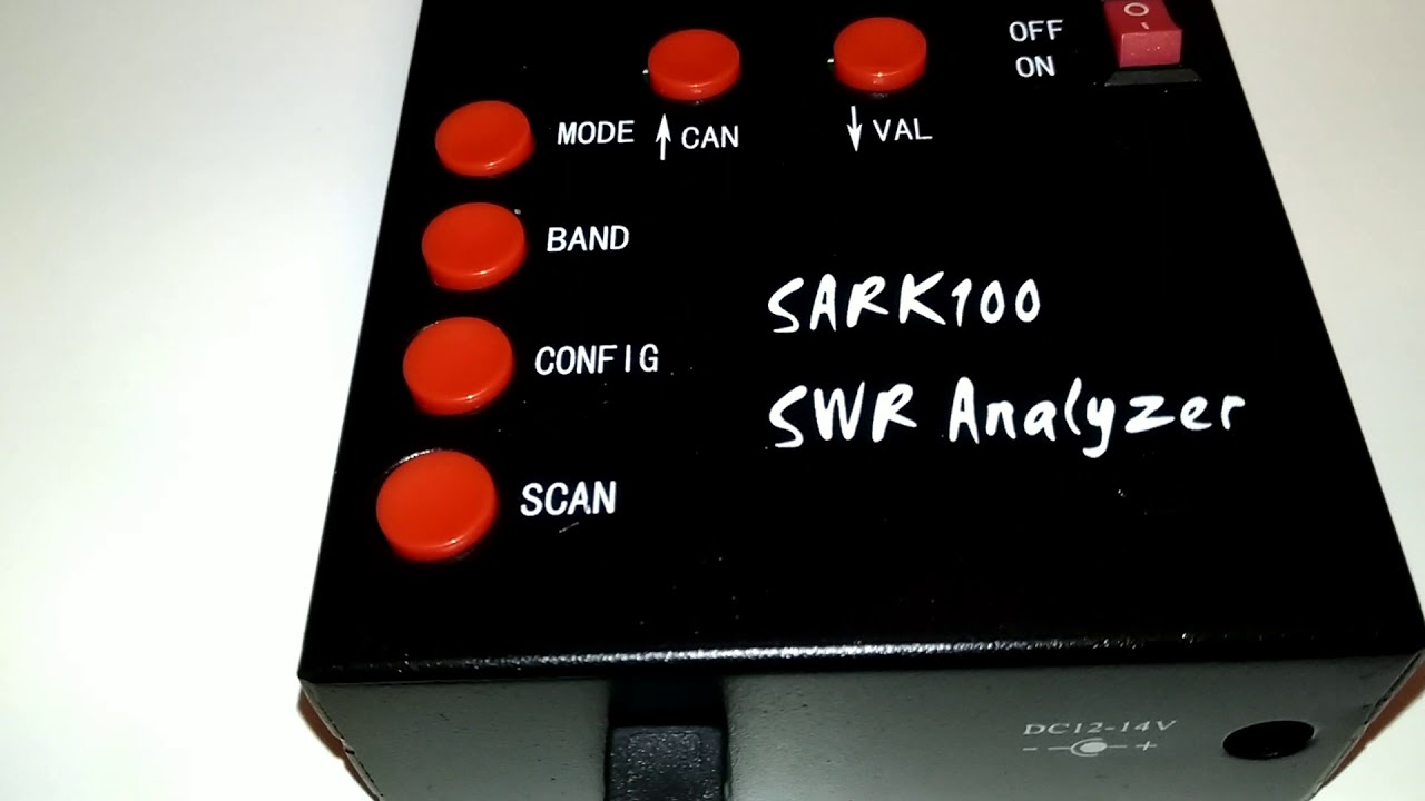 Prueba analizador de antenas Sark 100