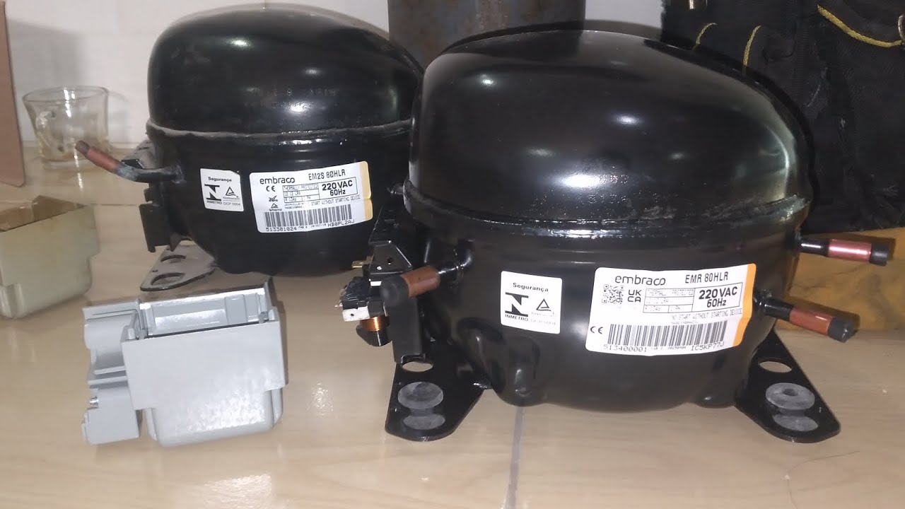Instalação Compressor embraco 1/4+