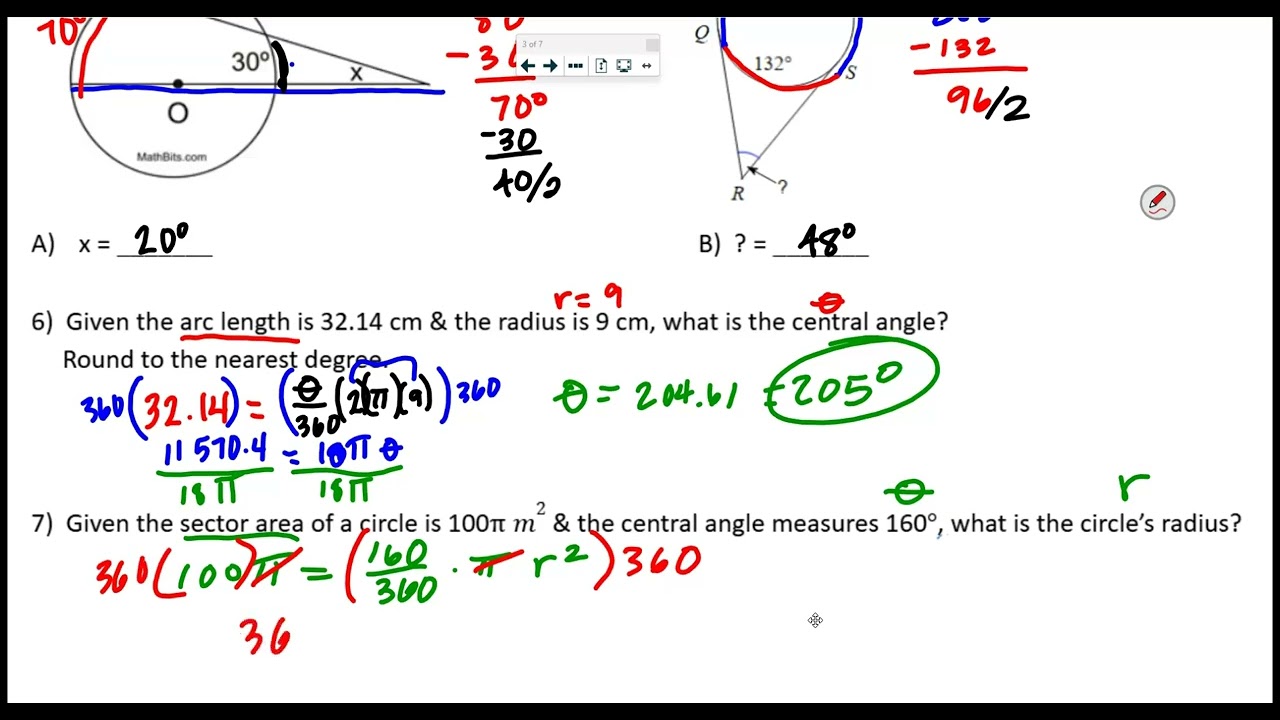 Geometry Unit 5B Test Review