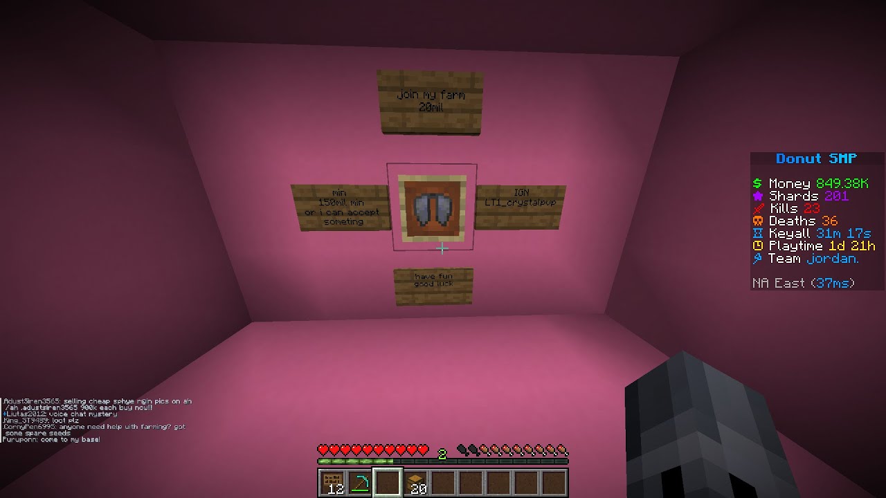 50mil-150mil Elytra on bid GETTING BOUGHT ON THE Donut smp