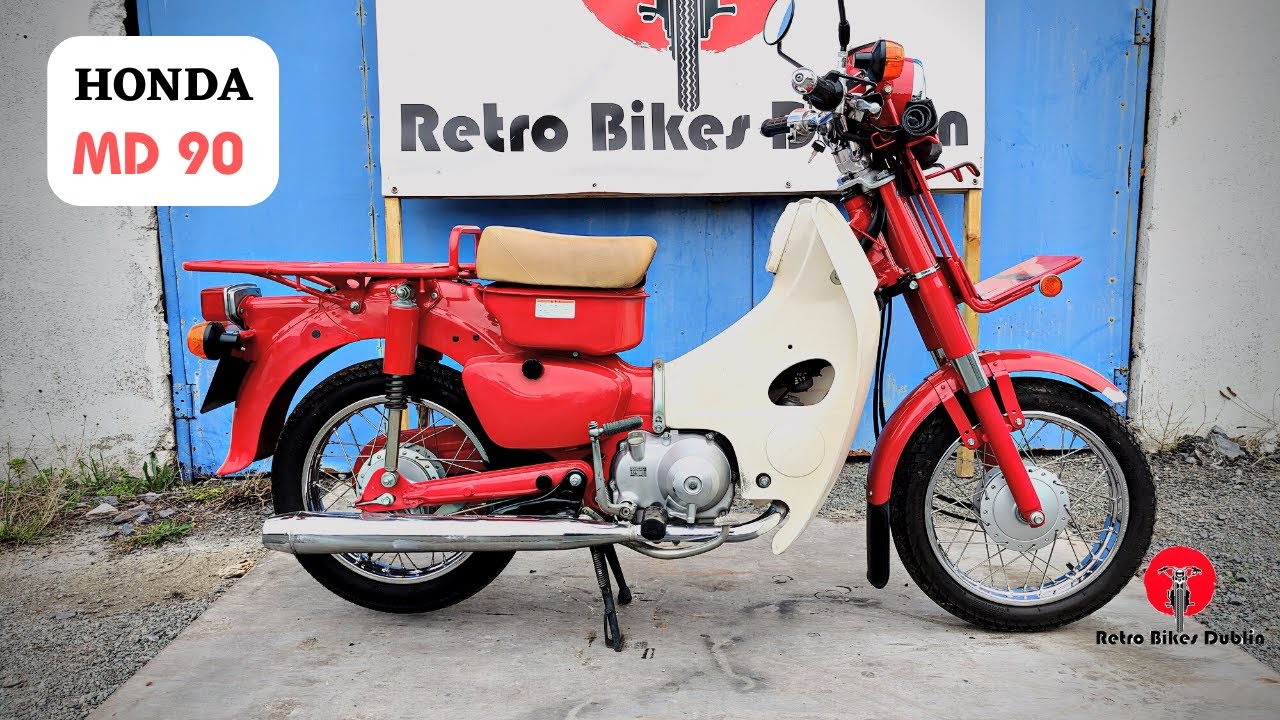 Honda MD 90 - 2010 honda md90 - review -  honda md90 red post bike jdm review / overview