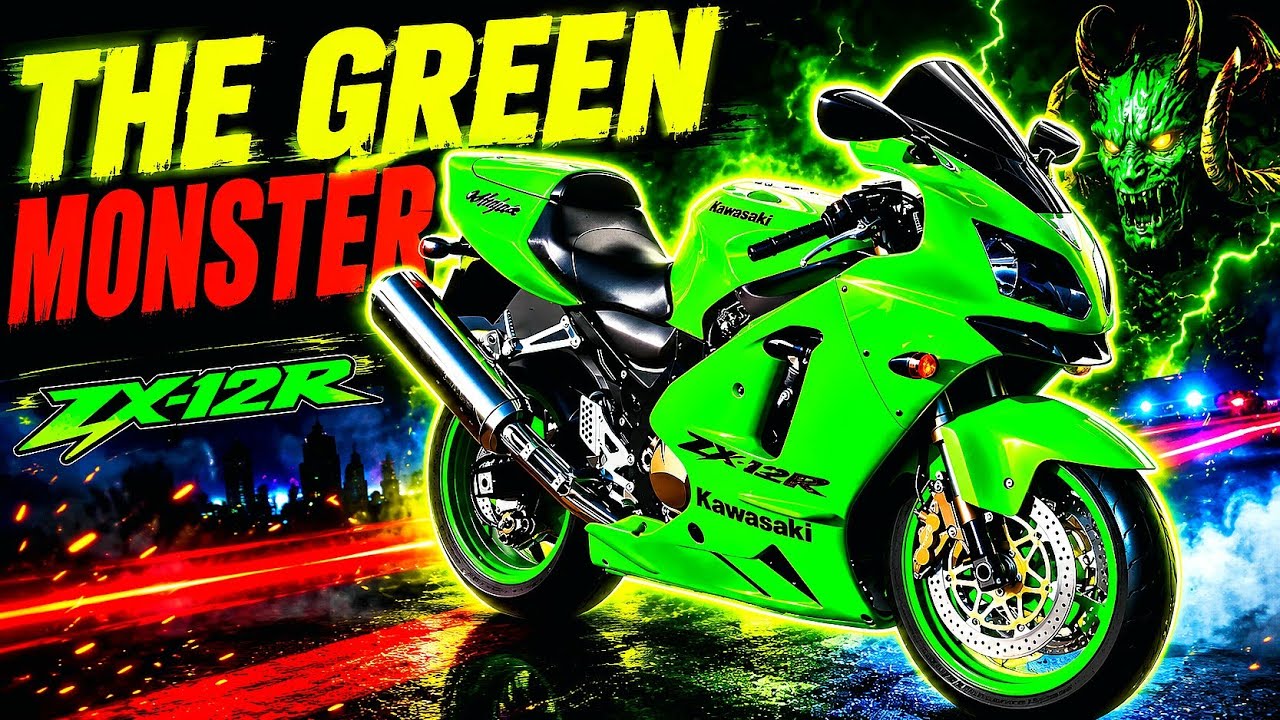 Самый опасный мотоцикл Kawasaki из когда-либо созданных? | ZX-12R, заклятый соперник Hayabusa