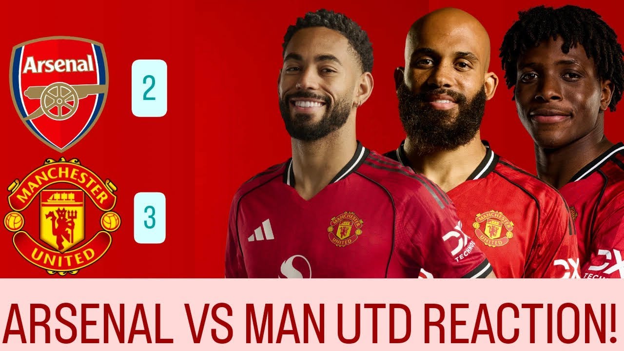 Carrick's at the Wheel! | Arsenal 2-3 Manchester United Post Match Reaction!