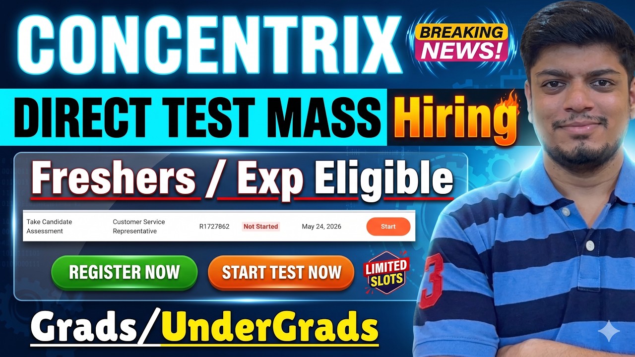 Прямой найм в Concentrix через тестирование | Без отбора резюме | Для новичков и опытных специали...