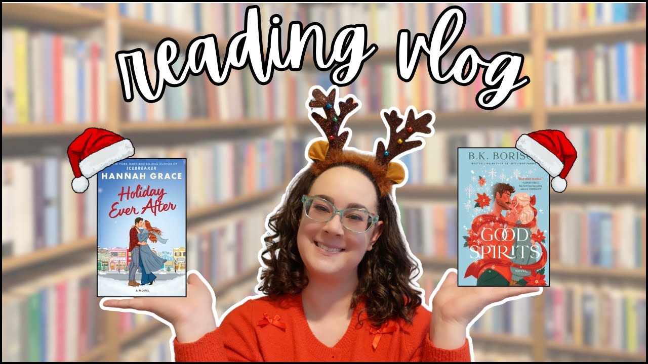 READING CHRISTMAS ROMANCES TO GET INTO THE HOLIDAY SPIRIT 🎄🌟📚 | romance reading vlog