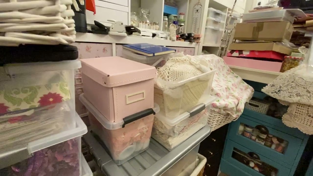 Craft Room Tour Part 8A: Done! Well, at least for when it’s just me working here 😉 Watch part B too.