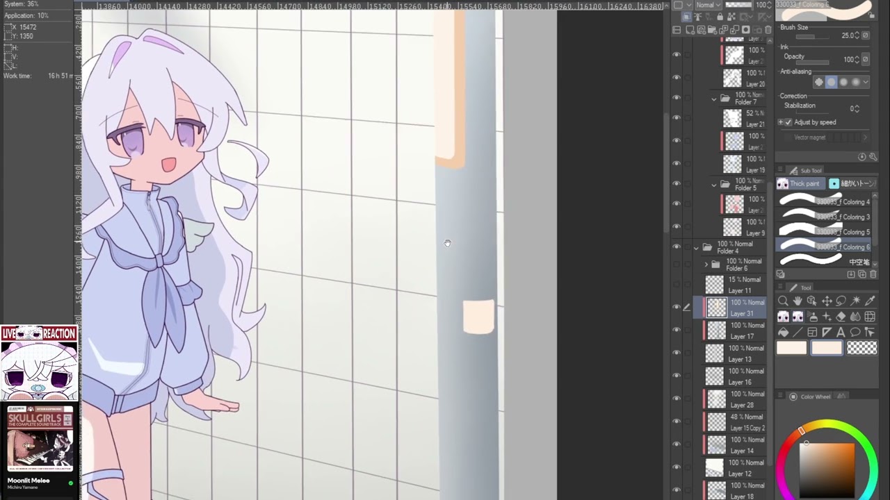 Drawing till I can draw cute girls (279/365) | wait wait PLEASE WAIT, ITS ALMOST 300 DAY?!