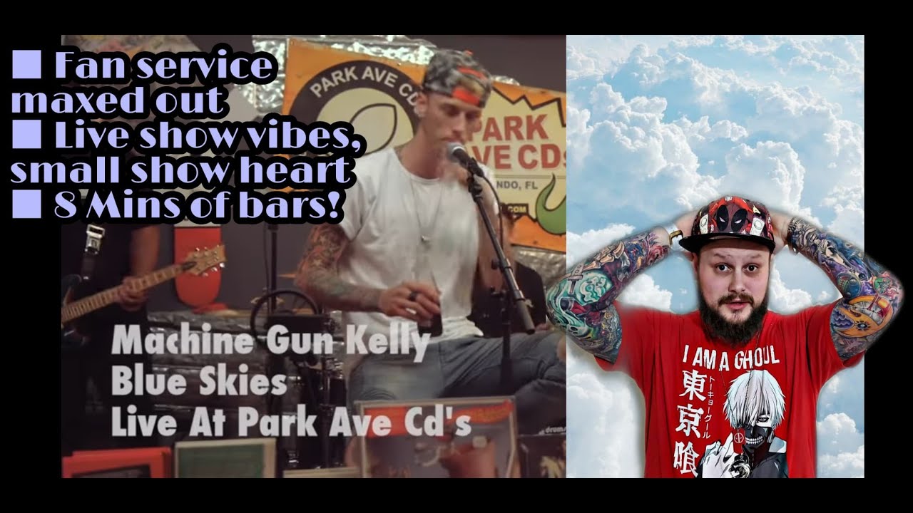 Score Card Reactions : Machine Gun Kelly - Blue Skies (Live)