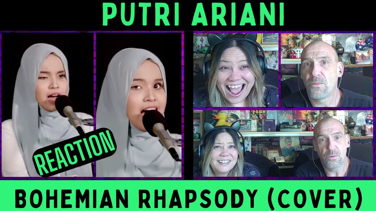 Reaction - Bohemian rhapsody - Queen (Putri Ariani Cover) | Angie & Rollen