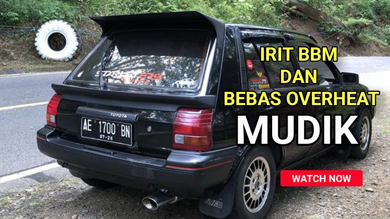MUDIK KE KOTA BLITAR NAIK MOBIL TUA TOYOTA STARLET SUPER IRIT BBM | CARVLOG