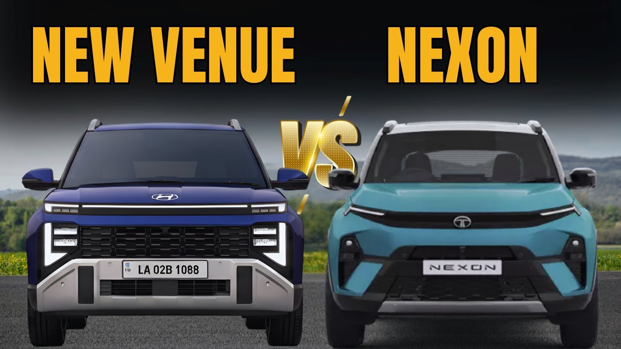 Новый Hyundai Venue Facelift против Tata Nexon | Новый Venue против Nexon | Что лучше? | Antique ...