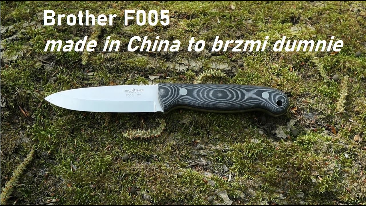 Nóż do bushcraftu ze stali D2 za mniej niż 200 zł? Brother F005 - pokochasz go!