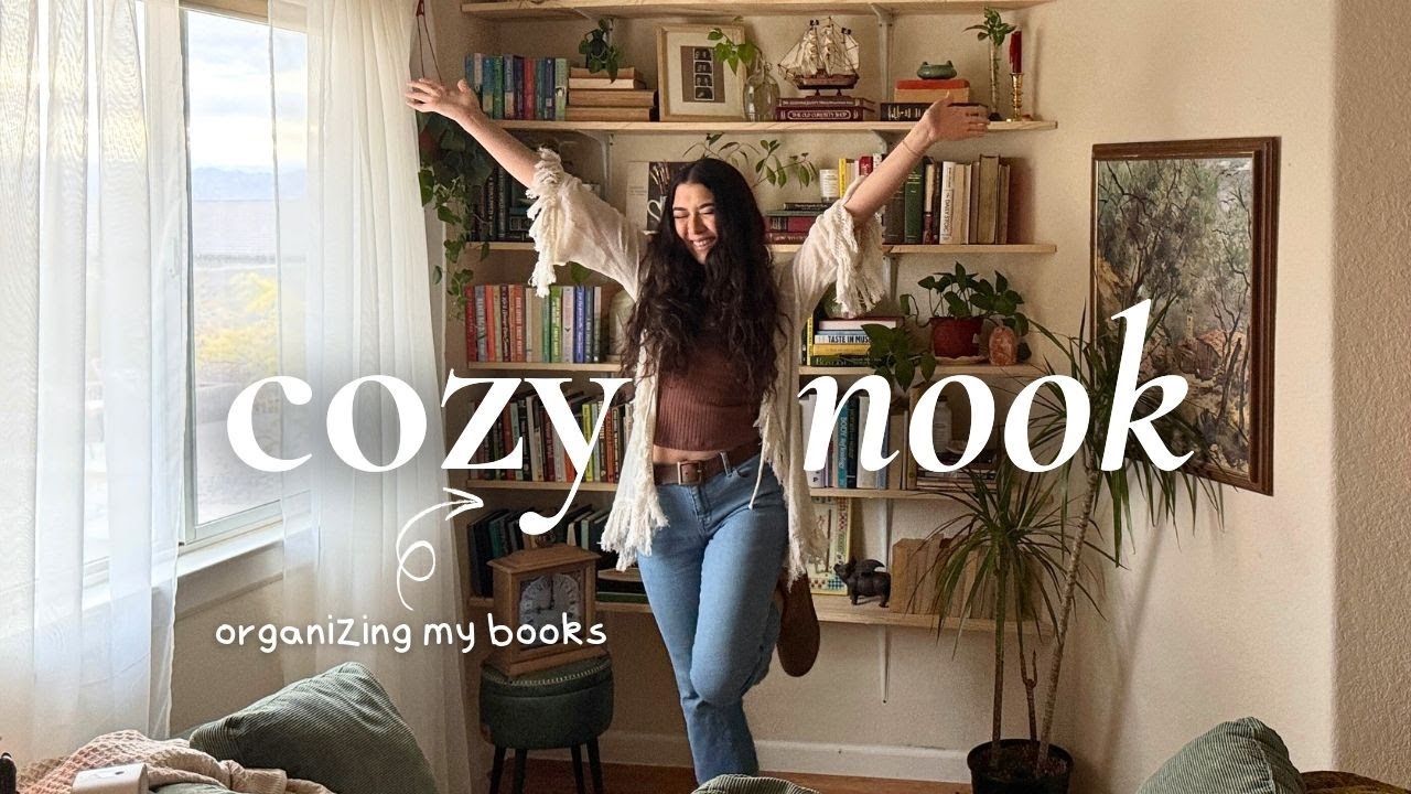 decorating my cozy reading nook🪴📖