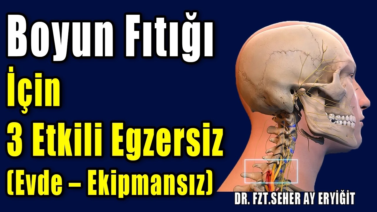 Boyun Fıtığı İçin 3 Etkili Egzersiz Evde – Ekipmansız #aktifizyo #fizyoterapist