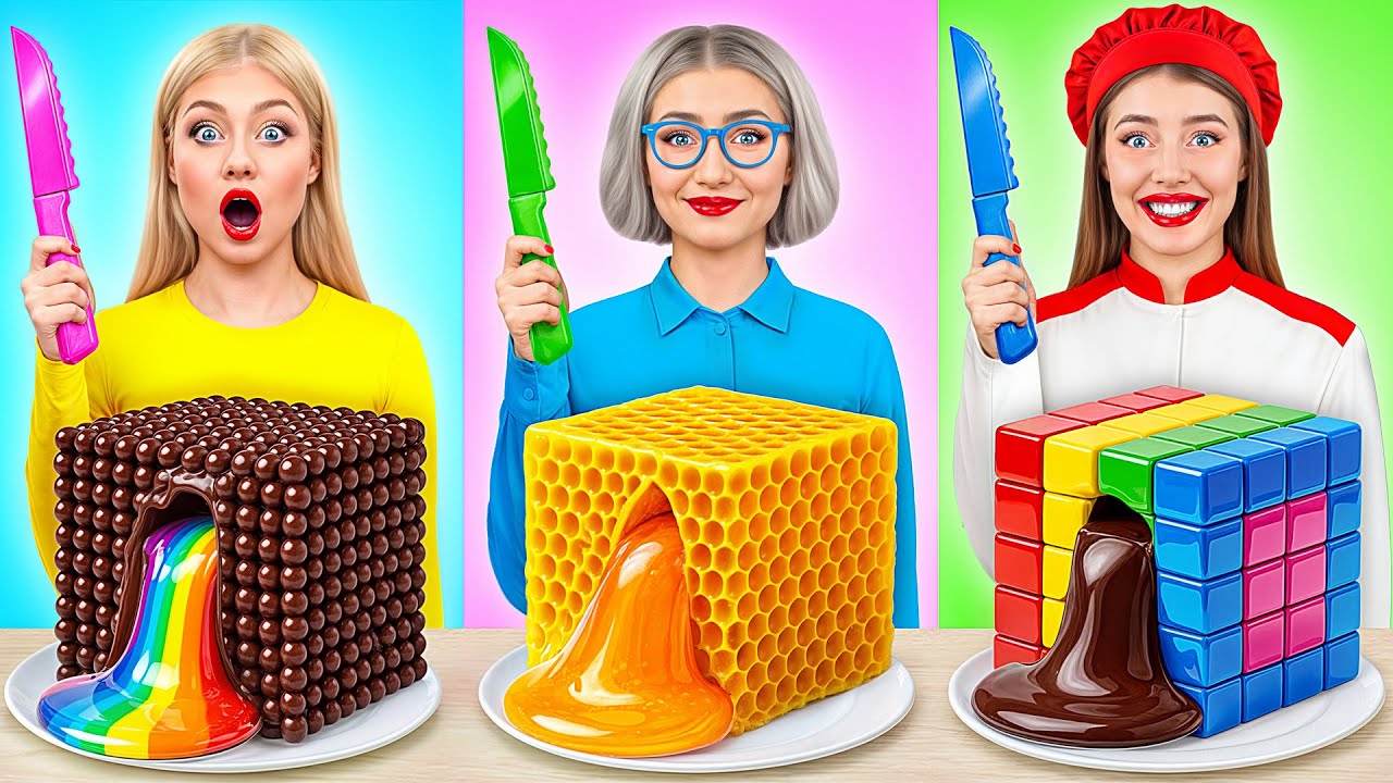 Кулинарный Челлендж: Я против Бабушки | Забавные Трюки с Едой от Multi DO Challenge