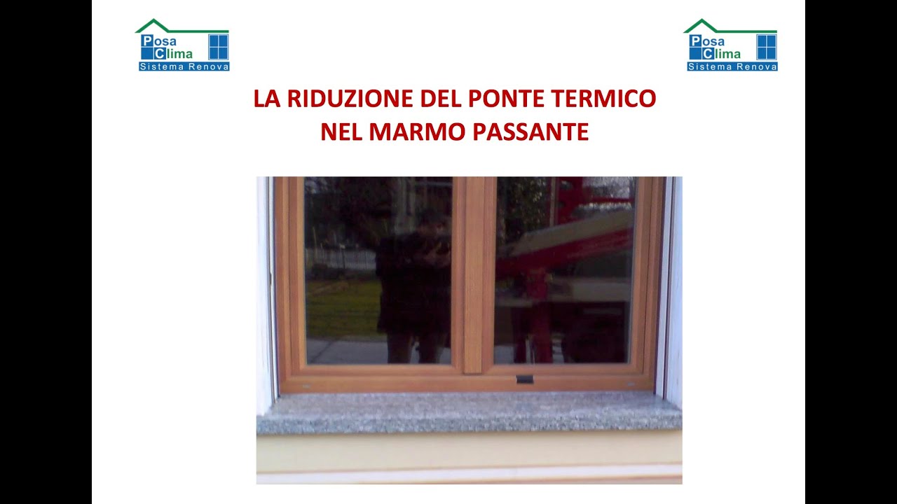 Il taglio del davanzale in marmo