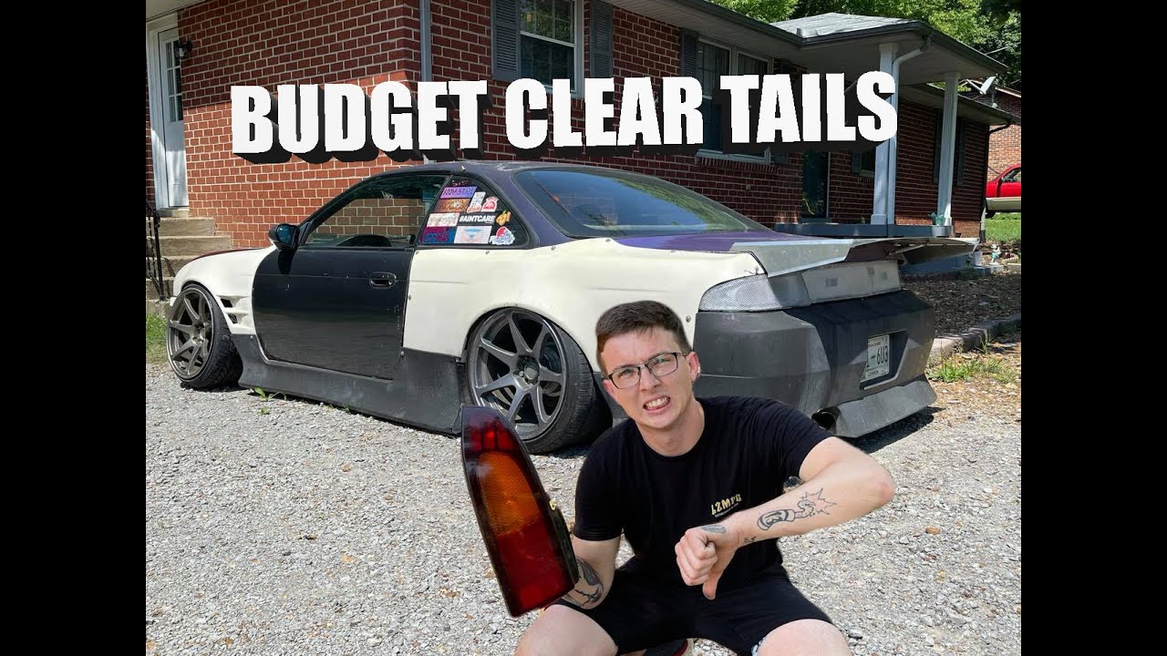 MAKING BUDGET 240SX CLEAR TAILLIGHTS! / ep.16