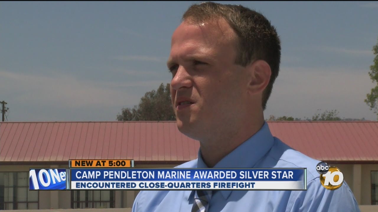 Camp Pendleton Marine Sgt. Matthew Woodall awarded Silver Star