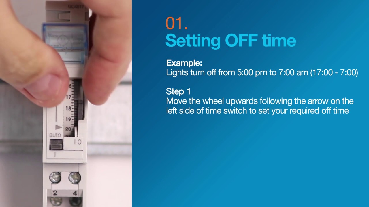 How to set up a 1 module analogue time switch #InSafeHands #Alwaysthere