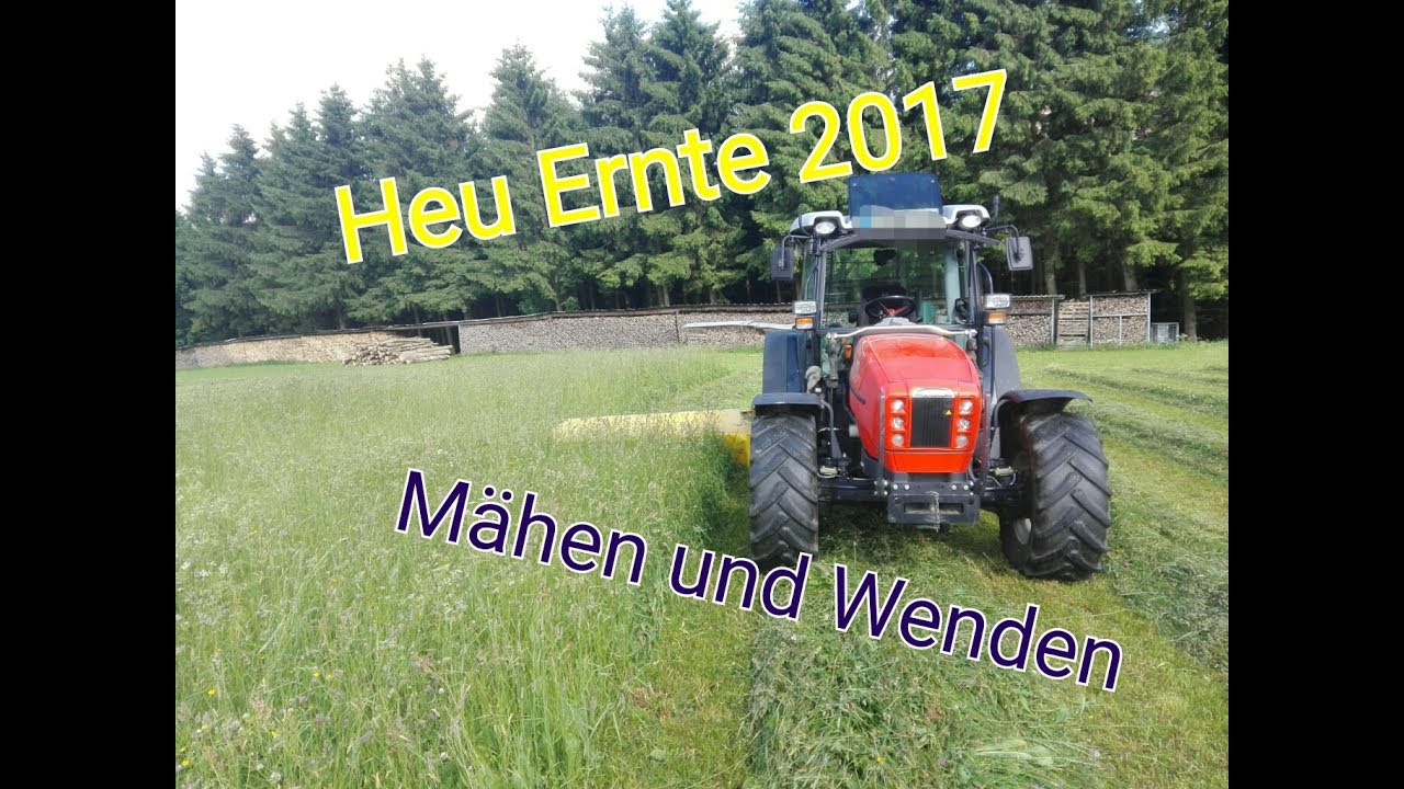 1. Schnitt / Heuernte 2017 / Mähen und Wenden mit Same Dorado 90 #Sauerland #2017 #1