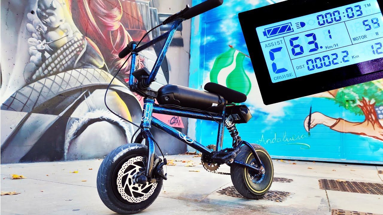 MINI BMX ELECTRICA CASERA +60km/h ! La Mini Bici Mas Rapida del Mundo?