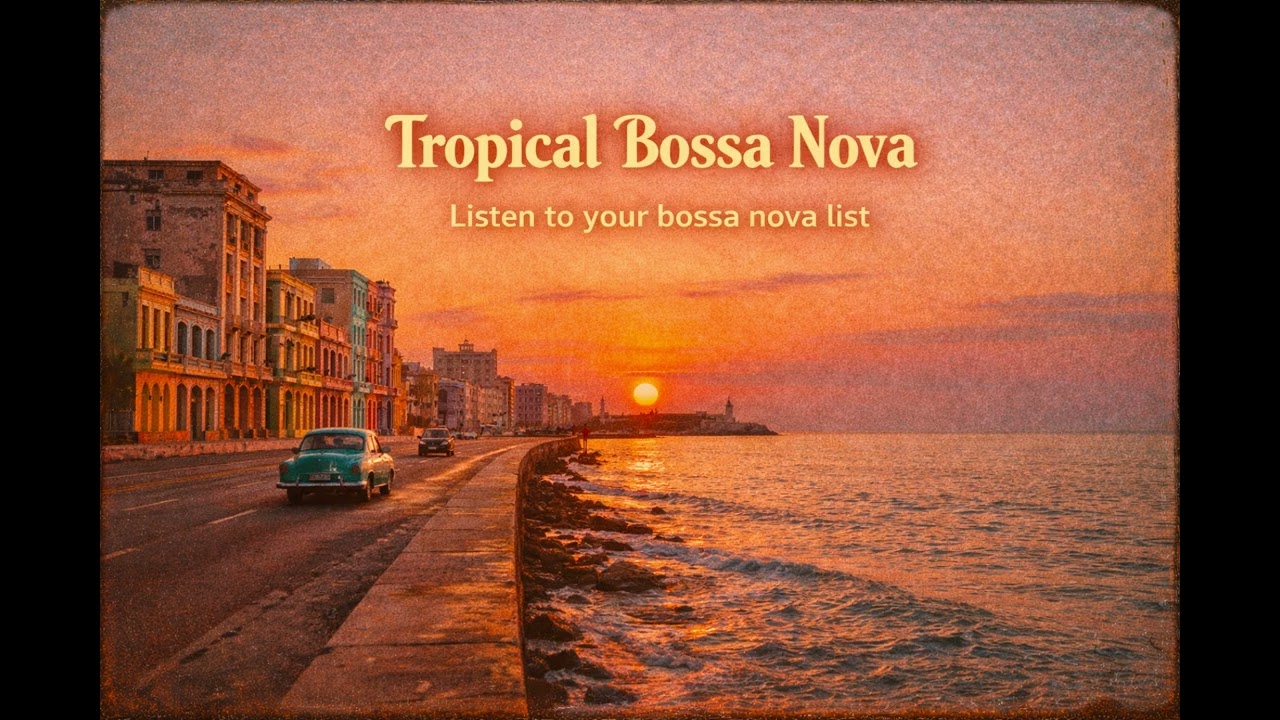 Relax & Chill Bossa Nova 🌴 Sunset Beach Jazz for Study, Work & Relax