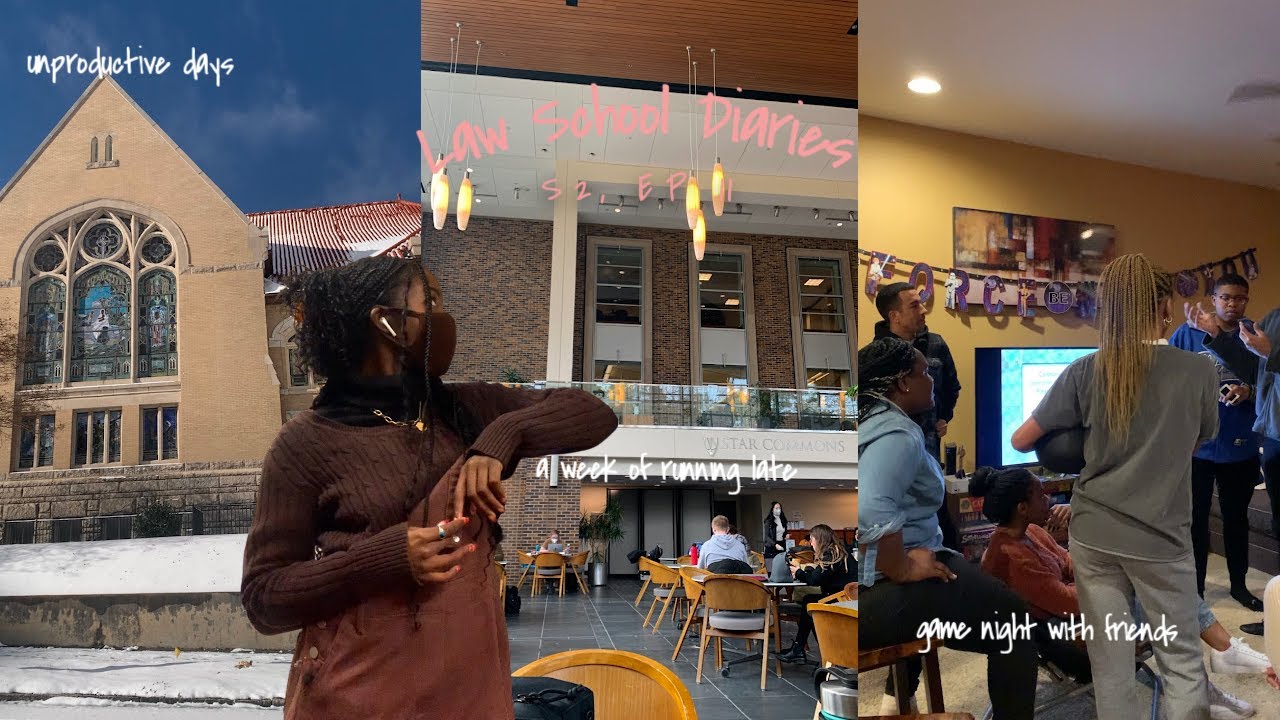 LAW SCHOOL DIARIES: running late, unproductive days, skims haul + game night with friends