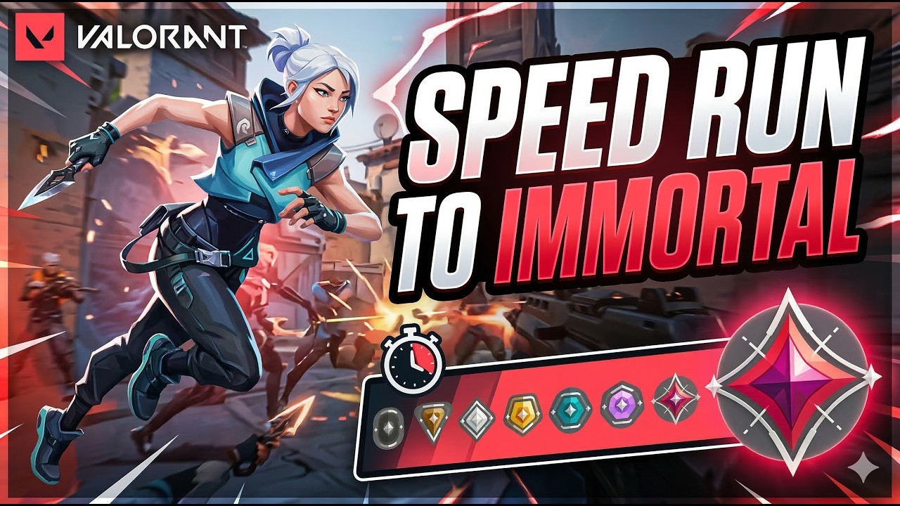 VALORANT  SPEED RUN TO IMMORTAL