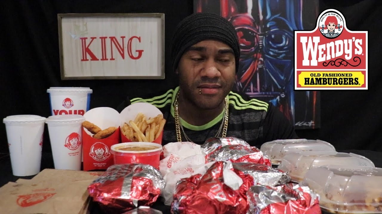 (10,000CALS) The Wendy's  Full Menu Eating Challenge!