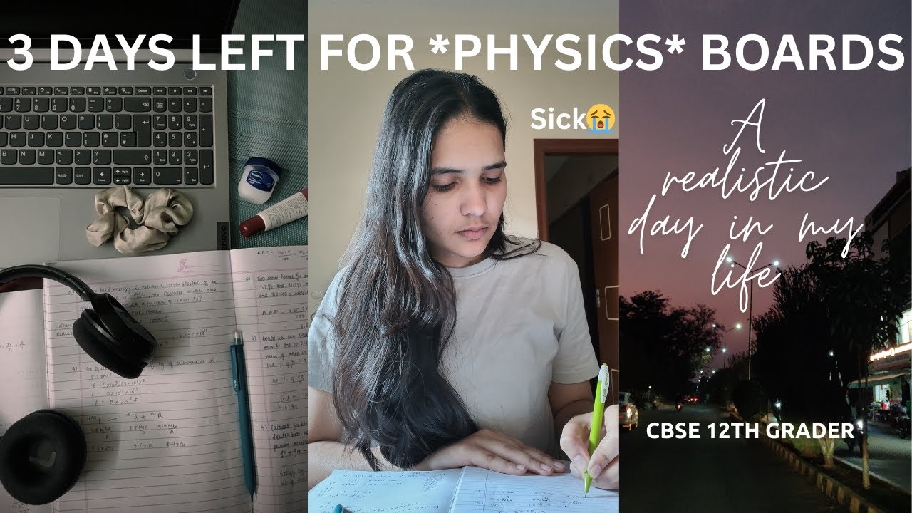 Sick during boards 😭 |12th grader|PCMC Studen|CBSE Boards|